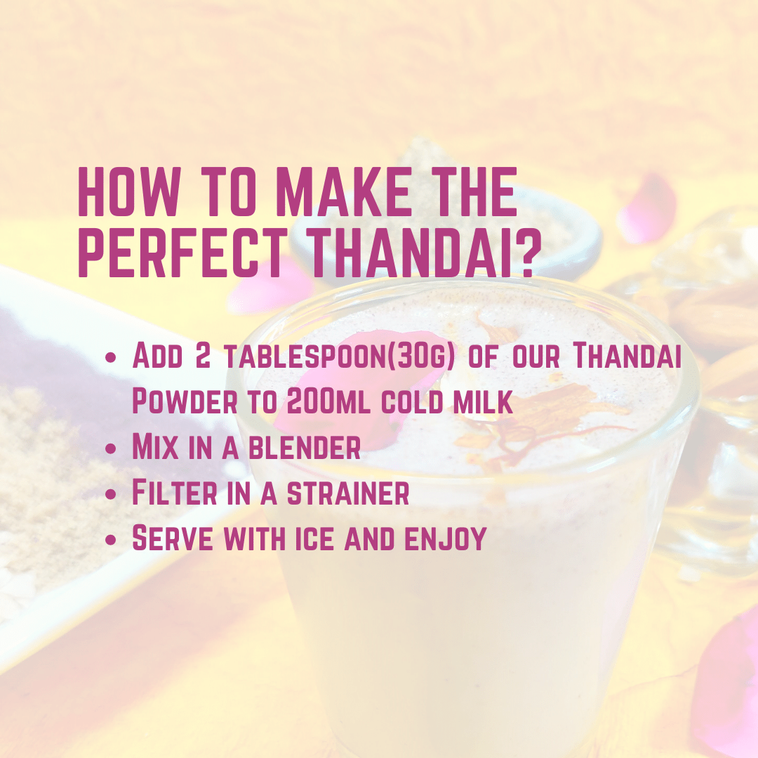 Recipe of Thandai Powder